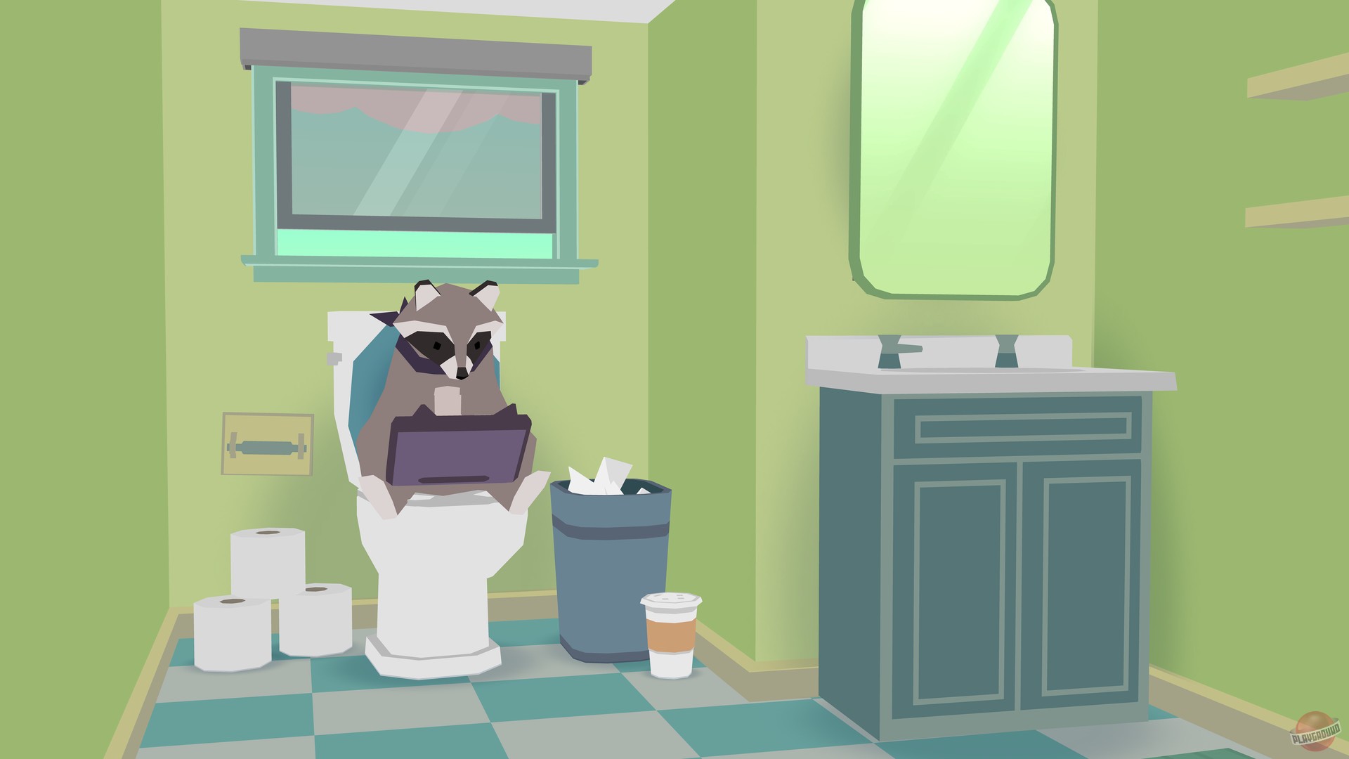 Скриншот из игры Donut County - 7