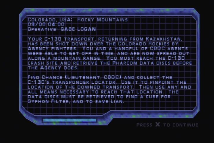 Скриншот из игры Syphon Filter 2 - 9