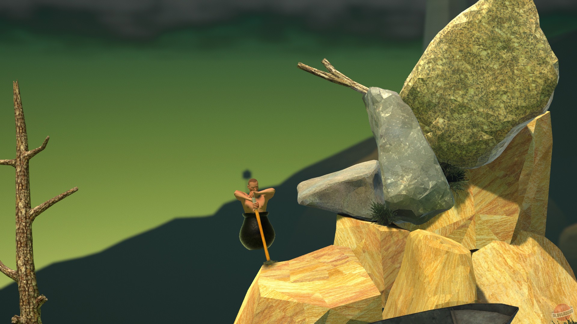 Скриншот из игры Getting Over It with Bennett Foddy - 1
