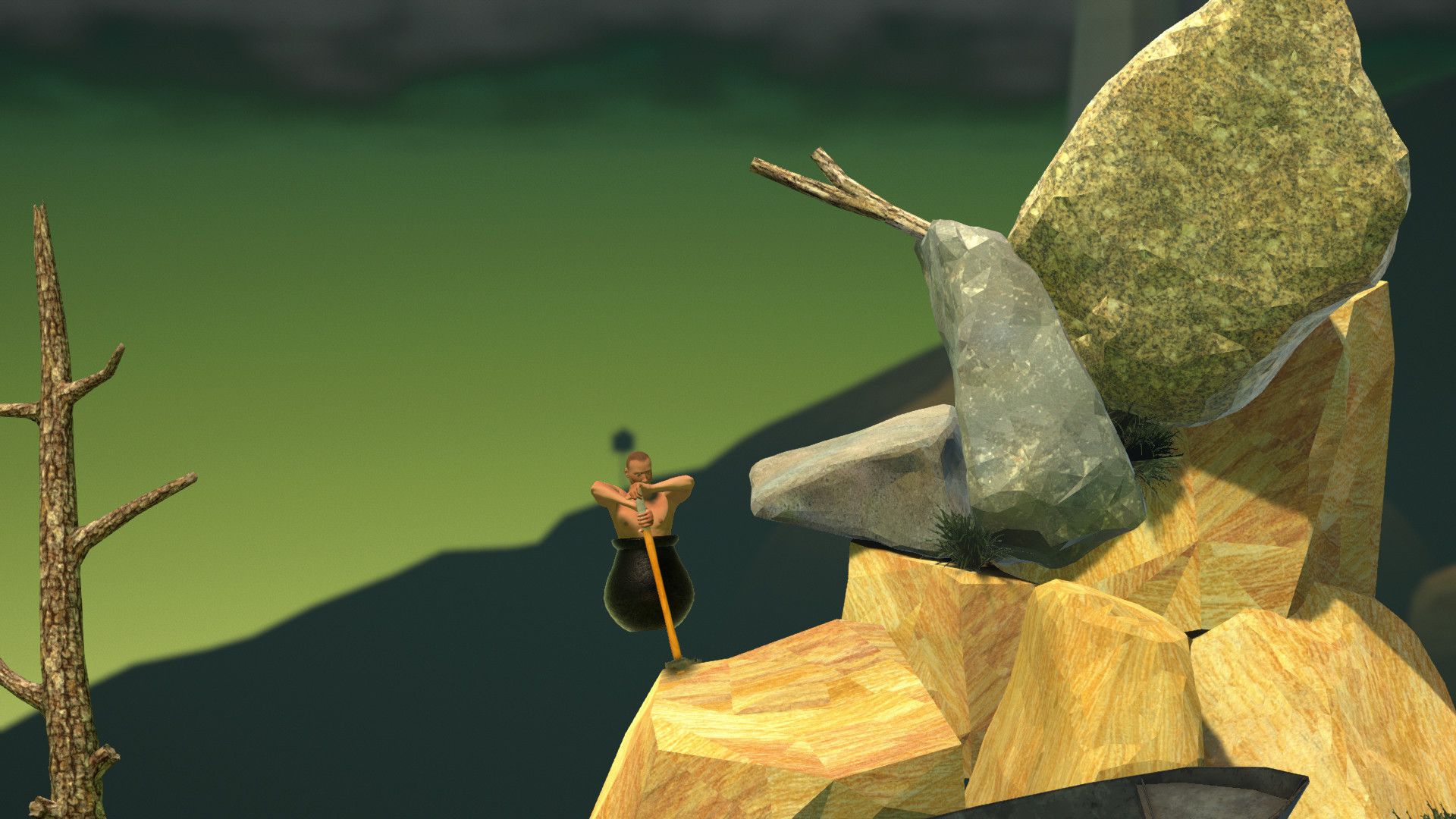 Скриншот из игры Getting Over It with Bennett Foddy - 3