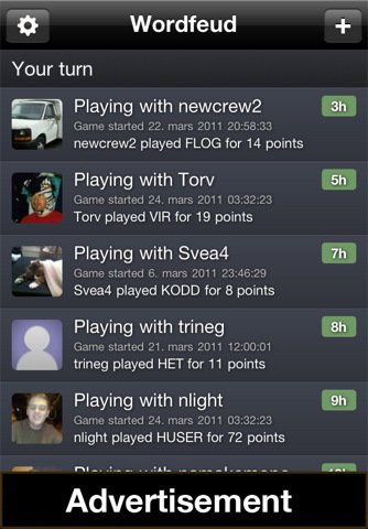 Скриншот из игры Wordfeud - 3