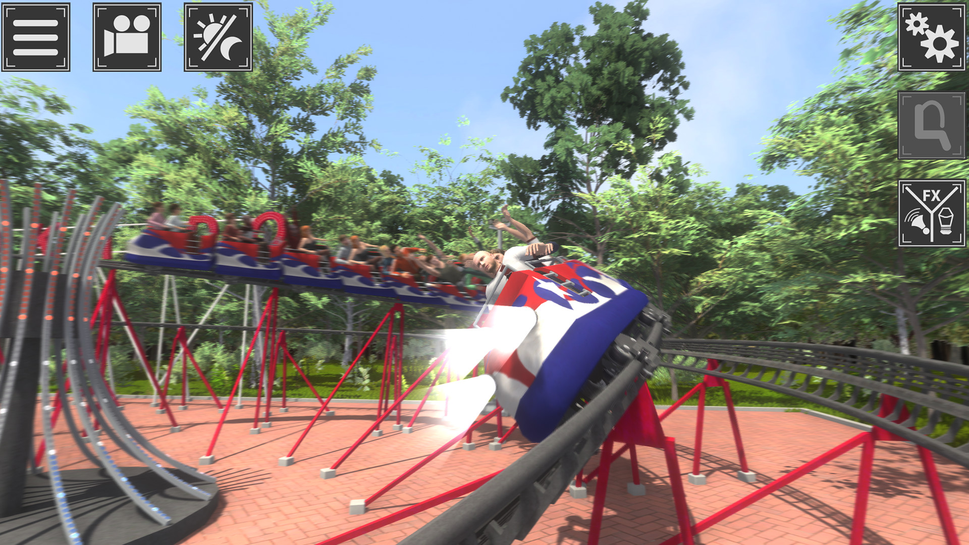 Скриншот из игры Theme Park Simulator: Rollercoaster Paradise - 1
