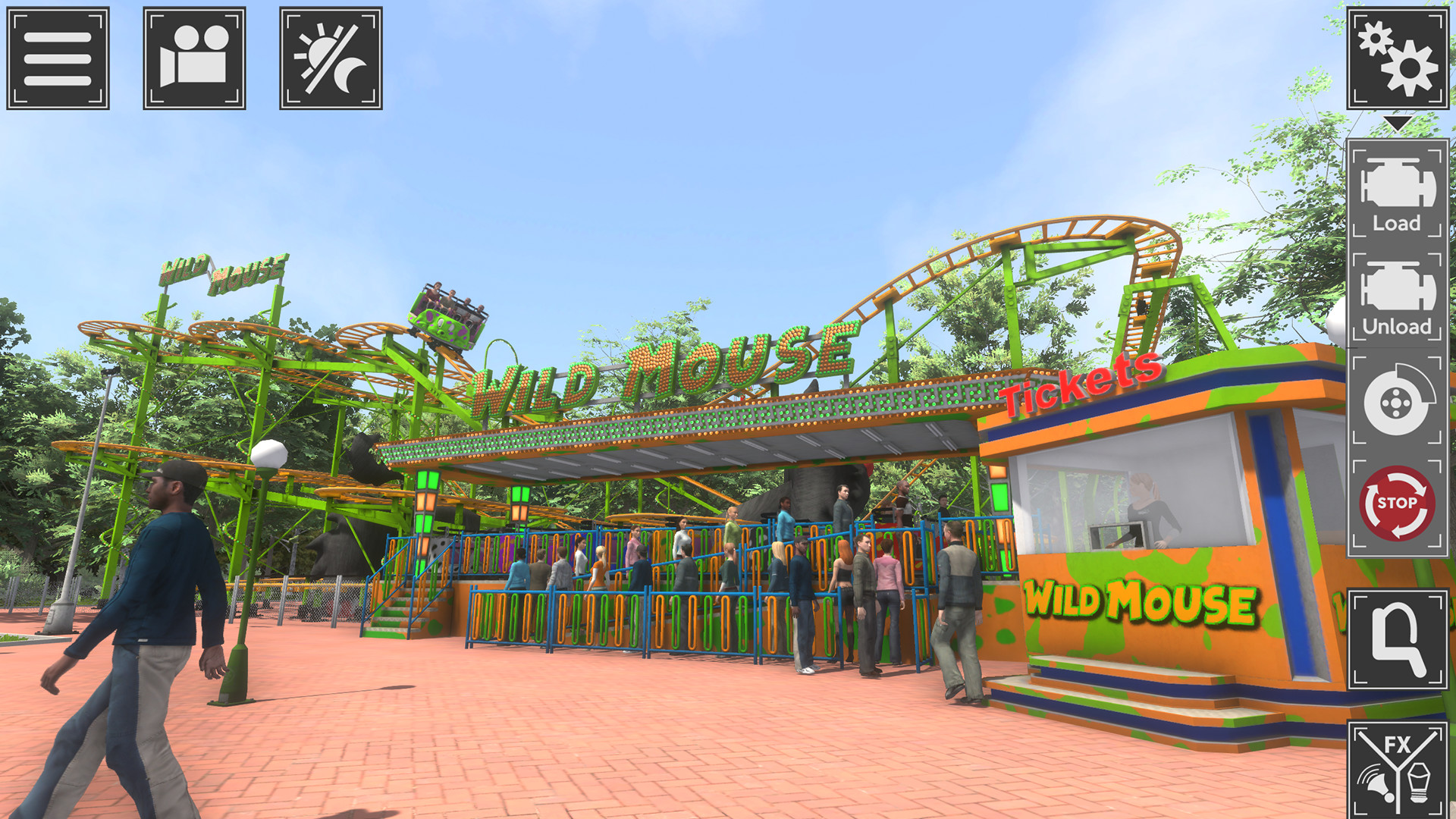 Скриншот из игры Theme Park Simulator: Rollercoaster Paradise - 5