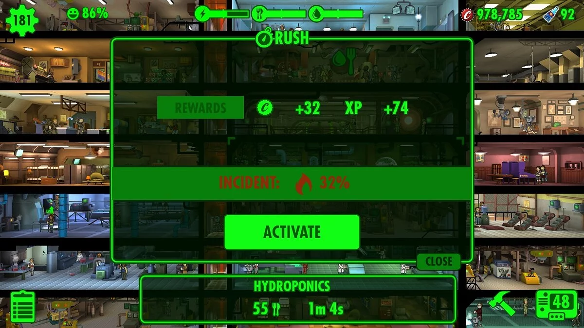 Скриншот из игры Fallout Shelter - 16