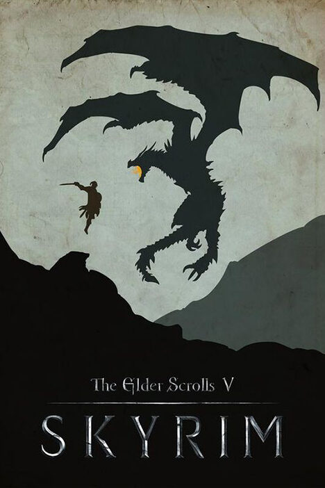 Обложка игры The Elder Scrolls V: Skyrim