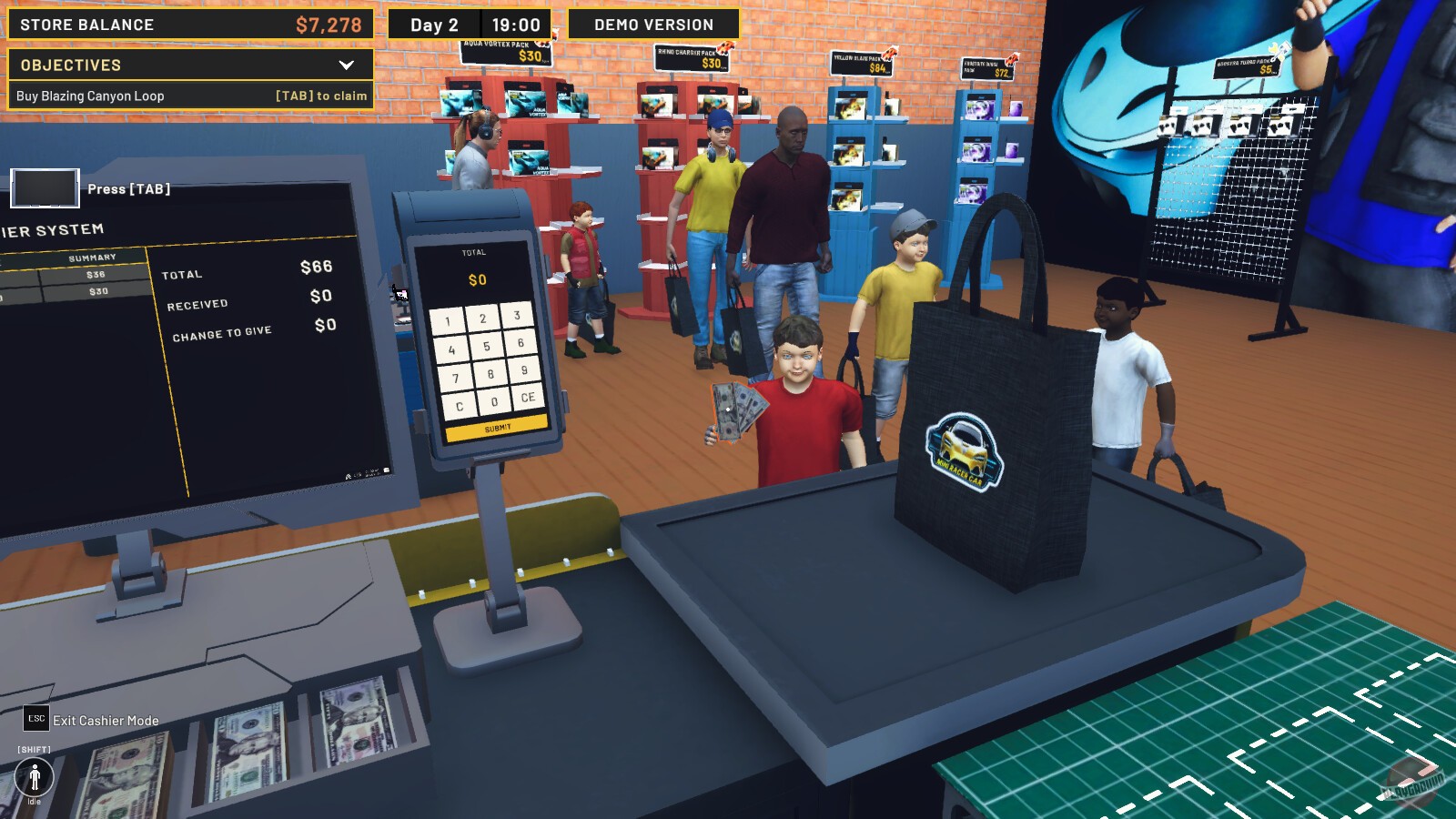 Скриншот из игры Mini Racer Car Shop Simulator - 2