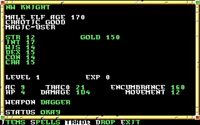 Скриншот из игры Neverwinter Nights (1991) - 13