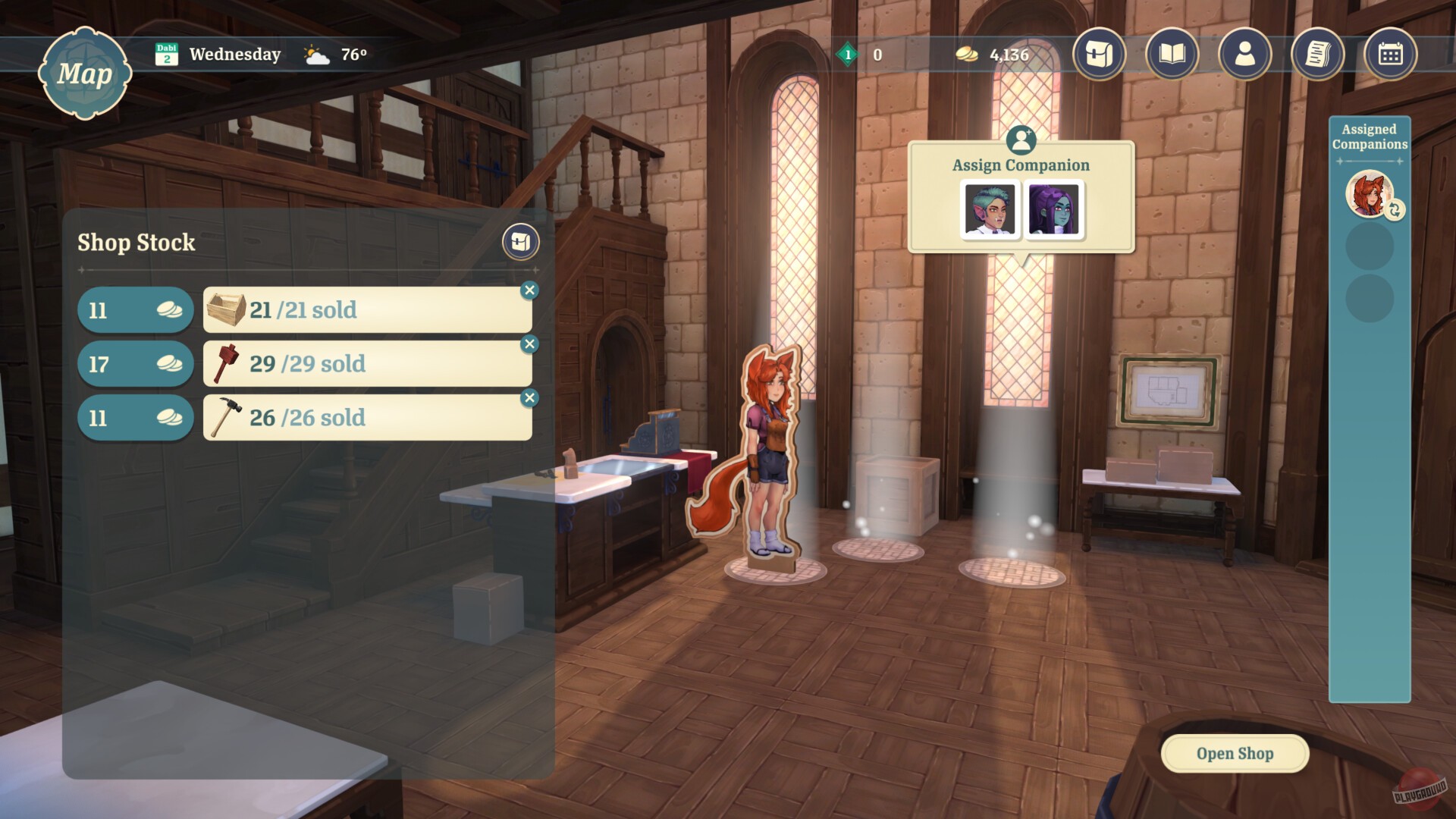 Скриншот из игры Merchants of Rosewall - 2