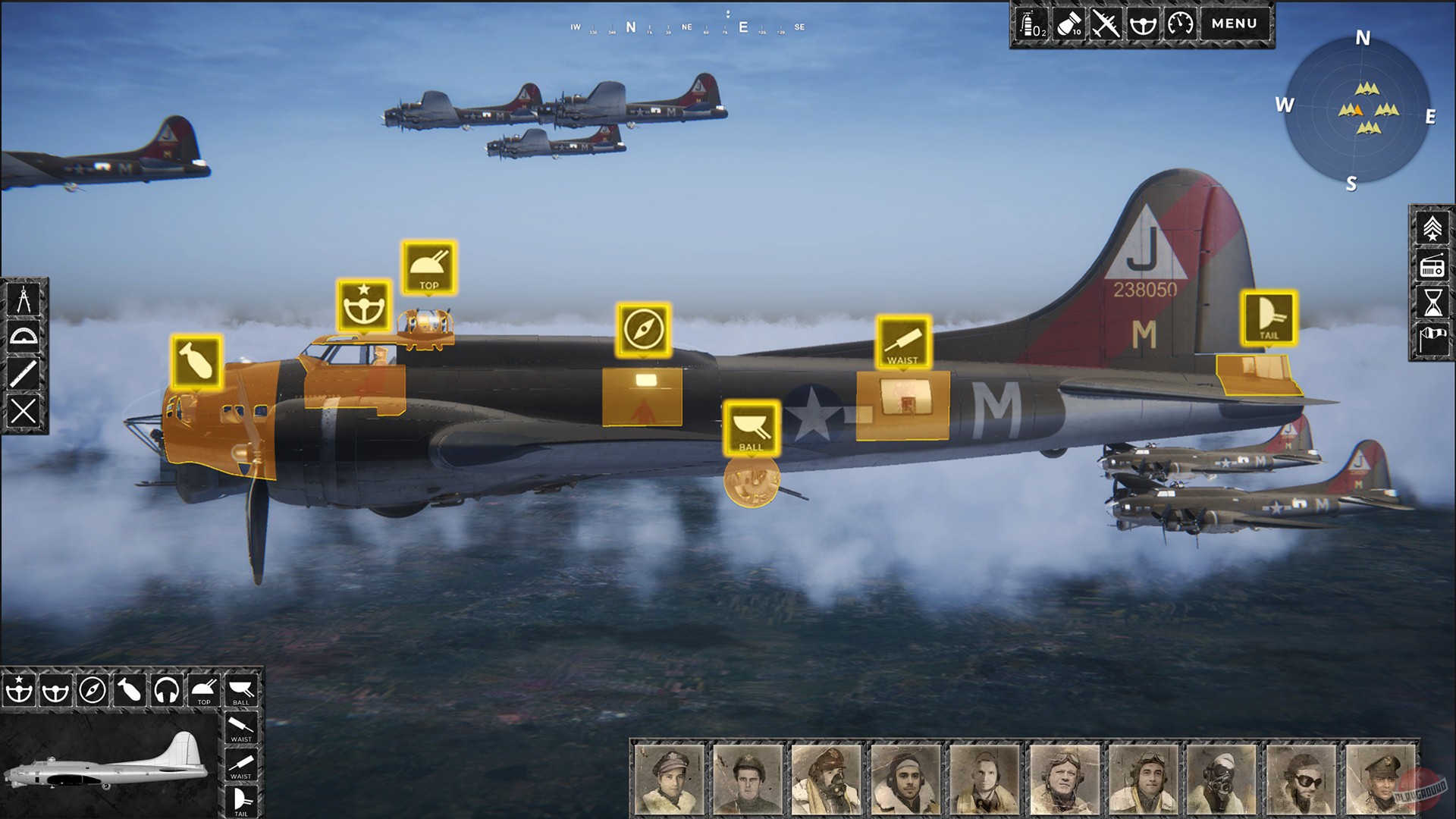 Скриншот из игры B-17 Squadron - 6