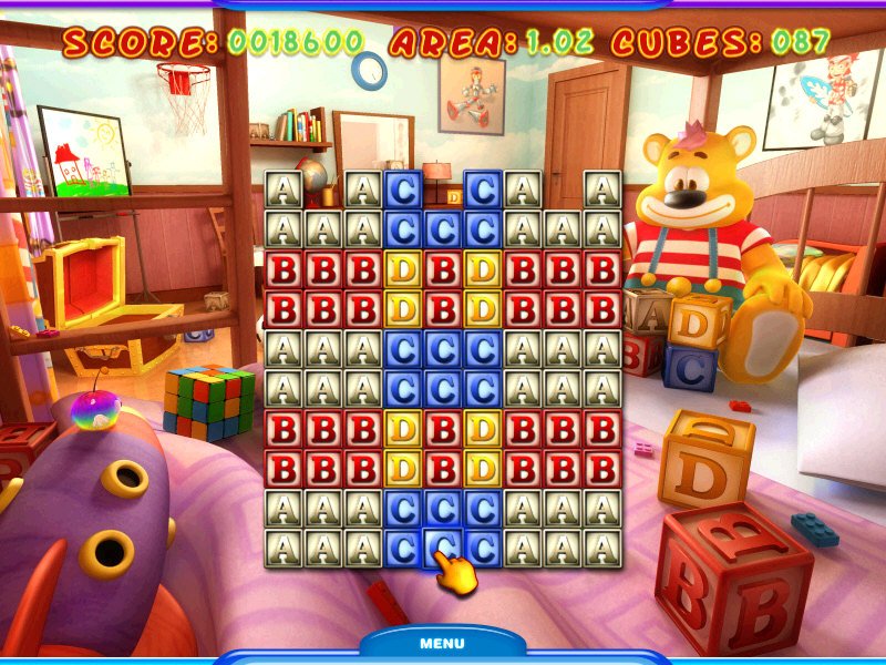 Скриншот из игры ABC Cubes: Teddy's Playground - 1