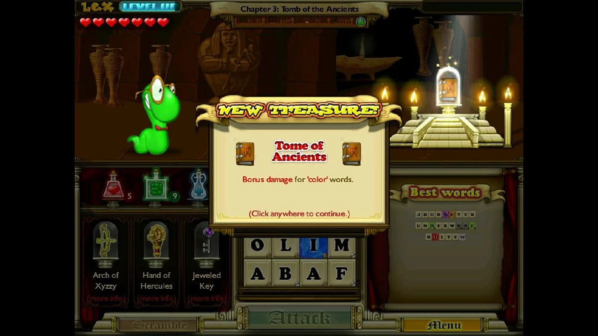 Скриншот из игры Bookworm Adventures - 24