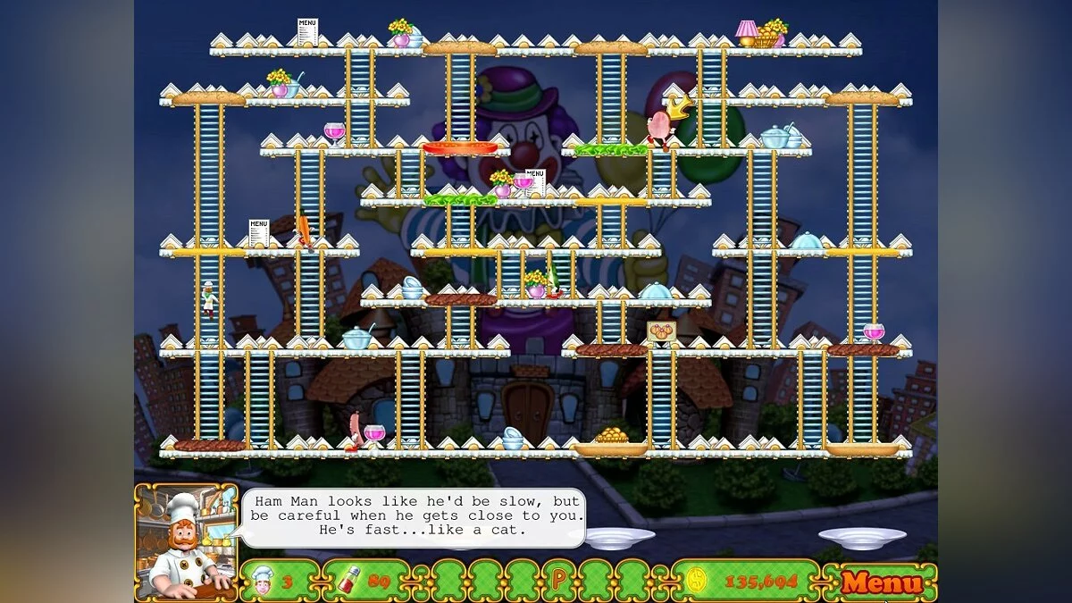 Скриншот из игры BurgerTime Deluxe - 7