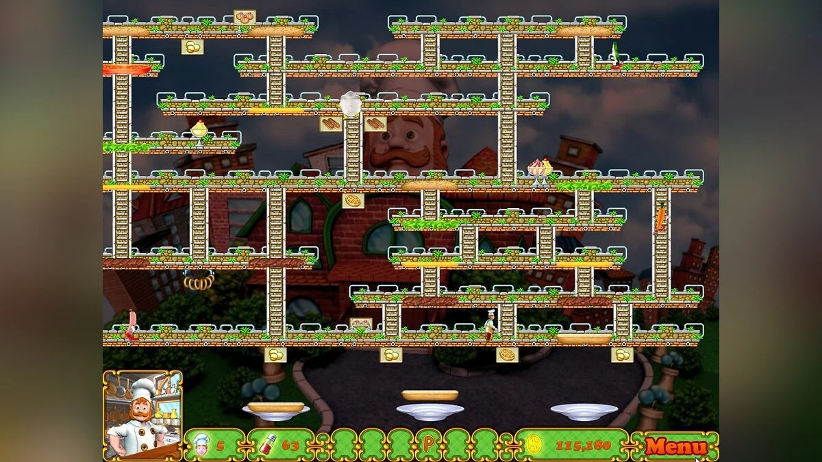 Скриншот из игры BurgerTime Deluxe - 19