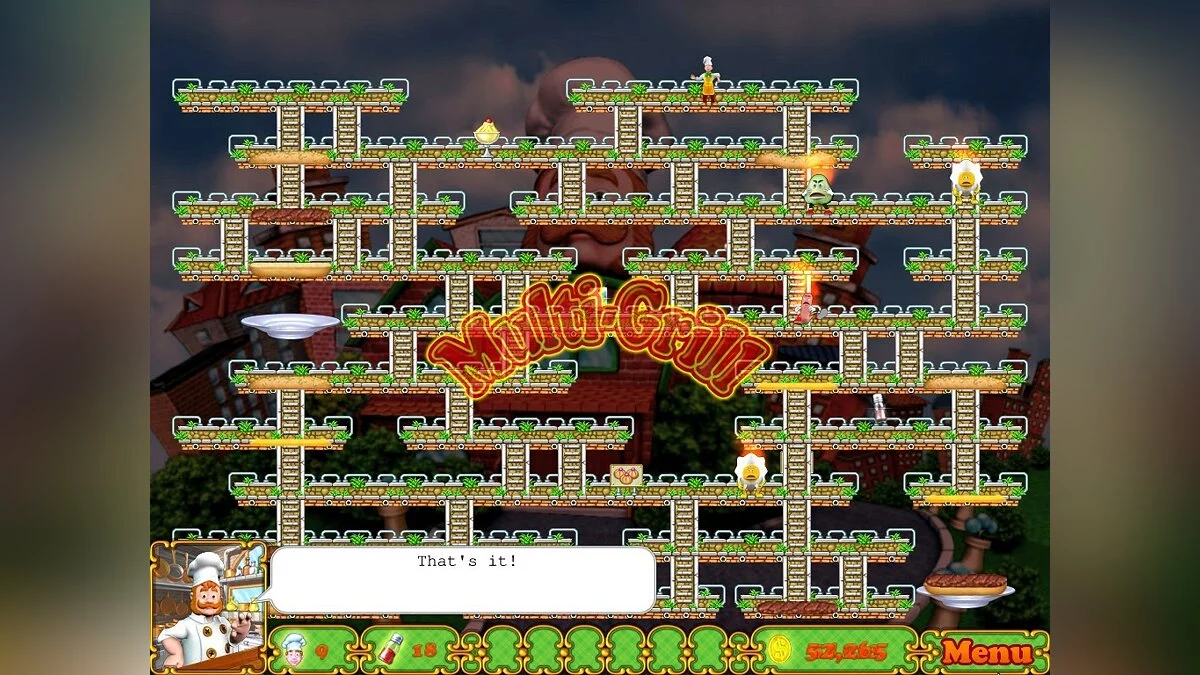 Скриншот из игры BurgerTime Deluxe - 18