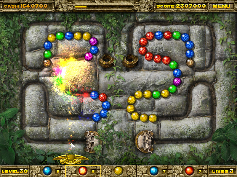 Скриншот из игры Inca Ball - 6