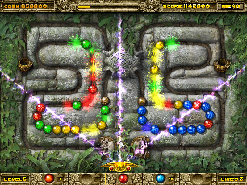 Скриншот из игры Inca Ball - 10