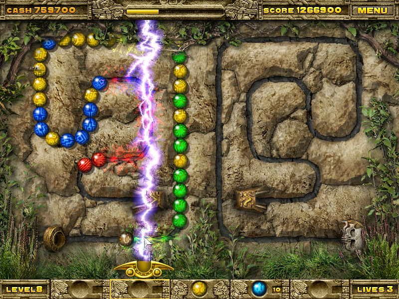 Скриншот из игры Inca Ball - 8
