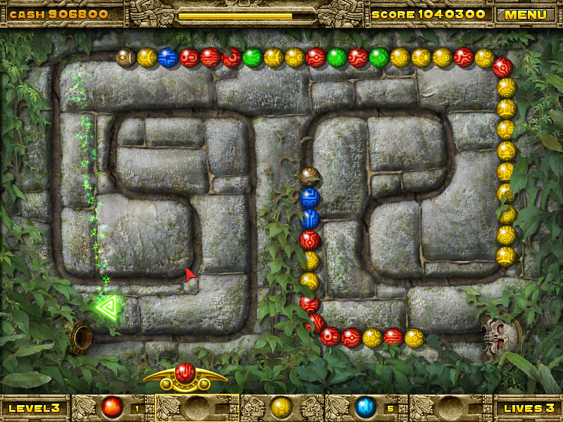 Скриншот из игры Inca Ball - 7