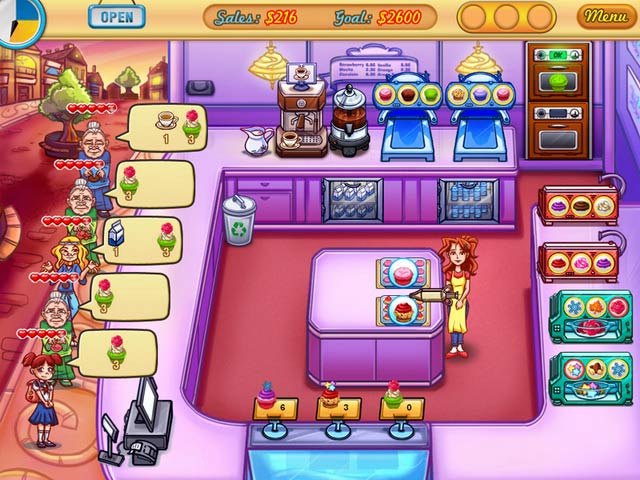 Скриншот из игры Jessica's Cupcake Cafe - 5
