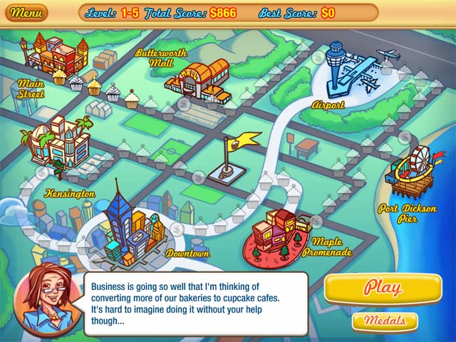 Скриншот из игры Jessica's Cupcake Cafe - 2