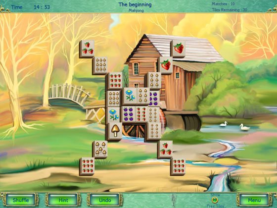 Скриншот из игры Love's Power Mahjong - 4