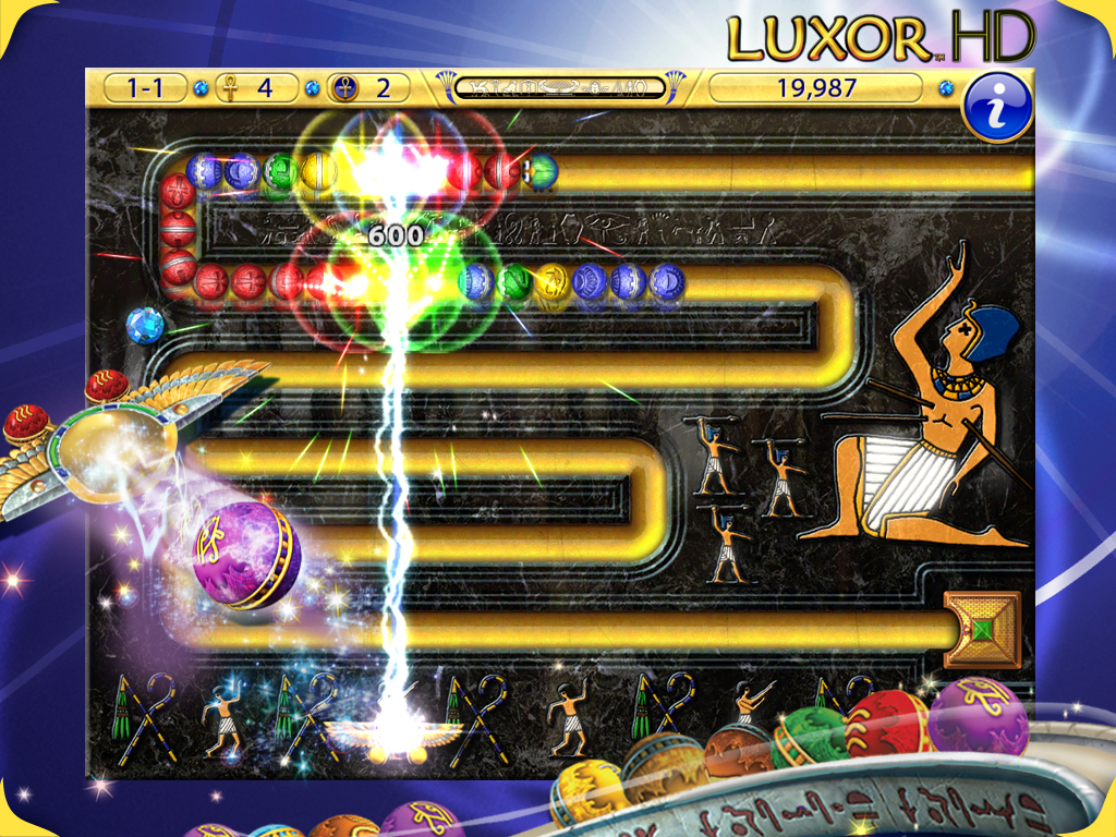 Скриншот из игры Luxor HD - 8