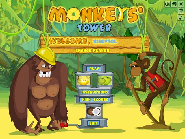 Скриншот из игры Monkey's Tower - 1