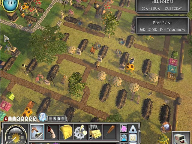 Скриншот из игры Mr. Jones' Graveyard Shift - 2
