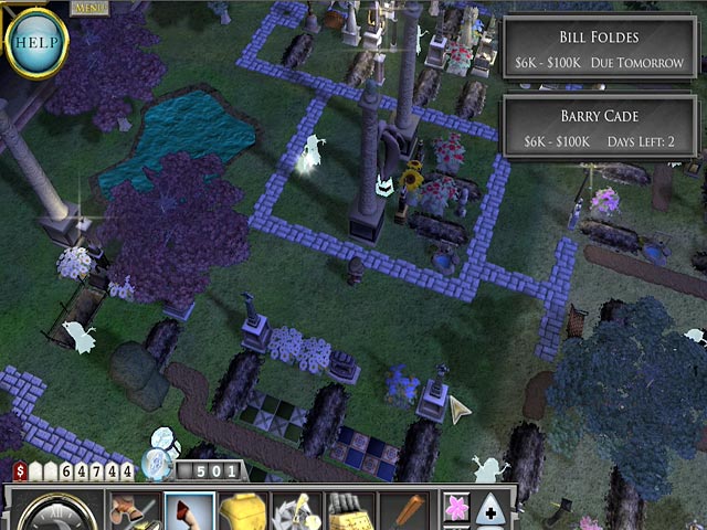 Скриншот из игры Mr. Jones' Graveyard Shift - 1