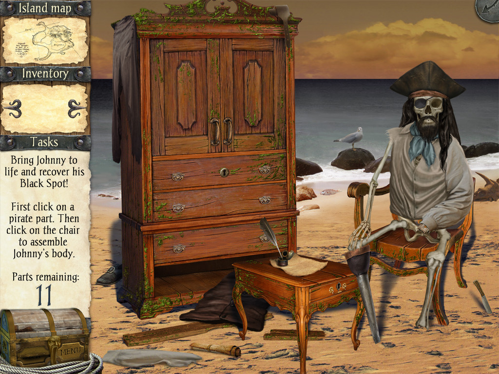 Скриншот из игры Robinson Crusoe and the Cursed Pirates - 6