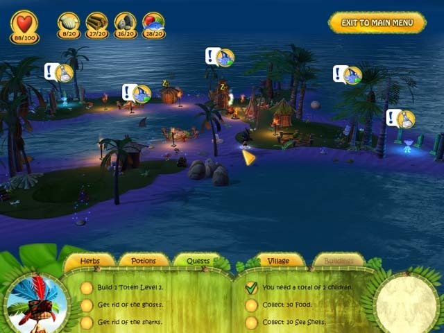 Скриншот из игры Shaman Odyssey - Tropic Adventure - 9