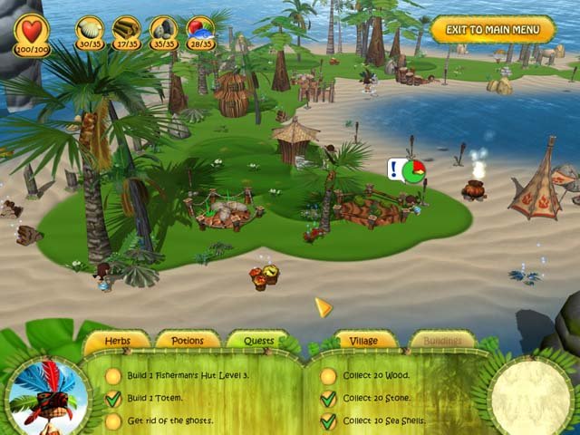 Скриншот из игры Shaman Odyssey - Tropic Adventure - 7