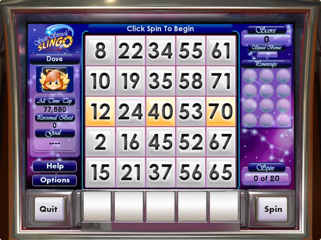 Скриншот из игры Slingo Mystery: Who's Gold - 3