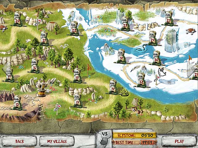 Скриншот из игры The Timebuilders: Caveman's Prophecy - 2
