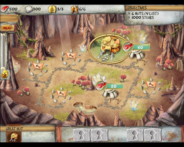 Скриншот из игры The Timebuilders: Caveman's Prophecy - 3