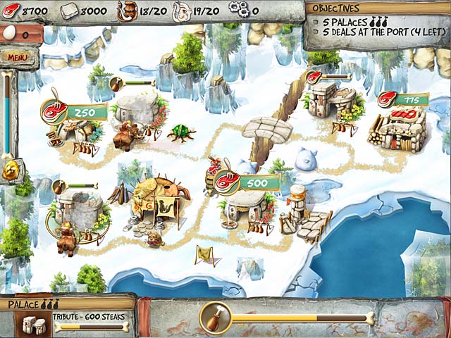 Скриншот из игры The Timebuilders: Caveman's Prophecy - 1