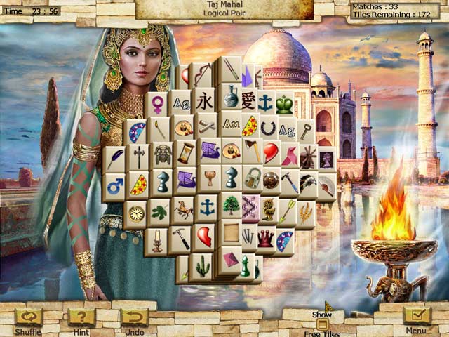 Скриншот из игры World's Greatest Places Mahjong - 3