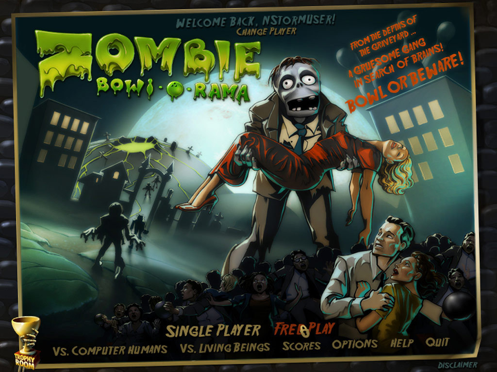 Скриншот из игры Zombie Bowl-O-Rama - 27