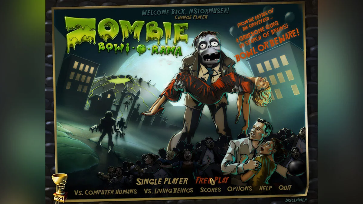 Скриншот из игры Zombie Bowl-O-Rama - 19