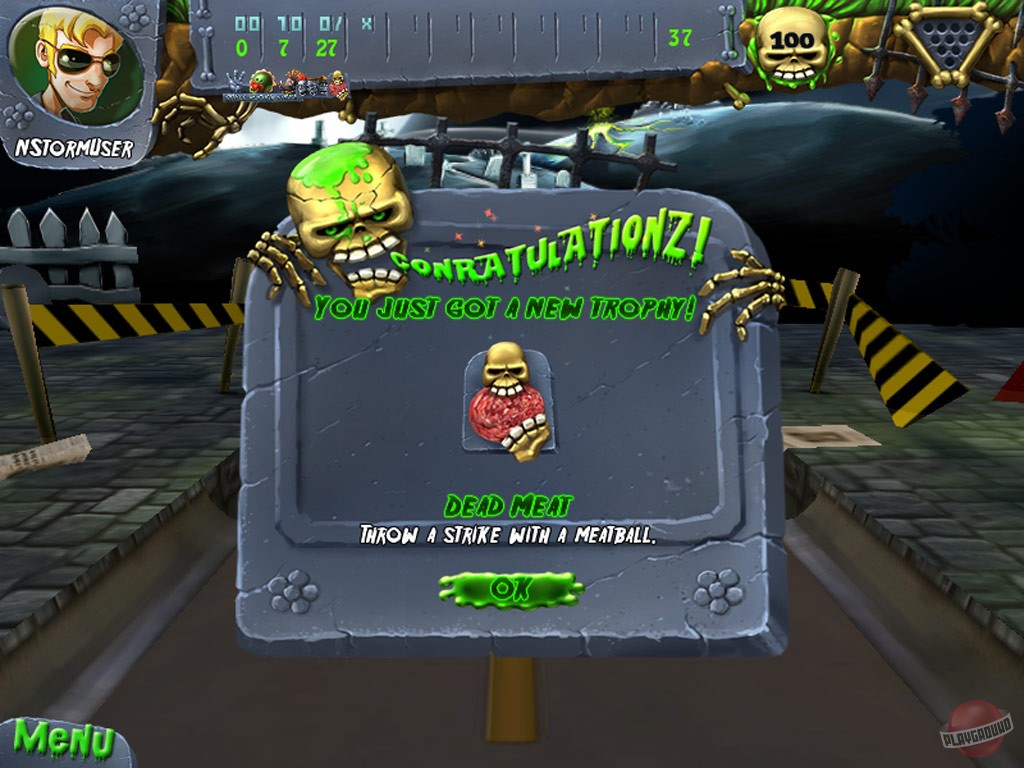 Скриншот из игры Zombie Bowl-O-Rama - 20