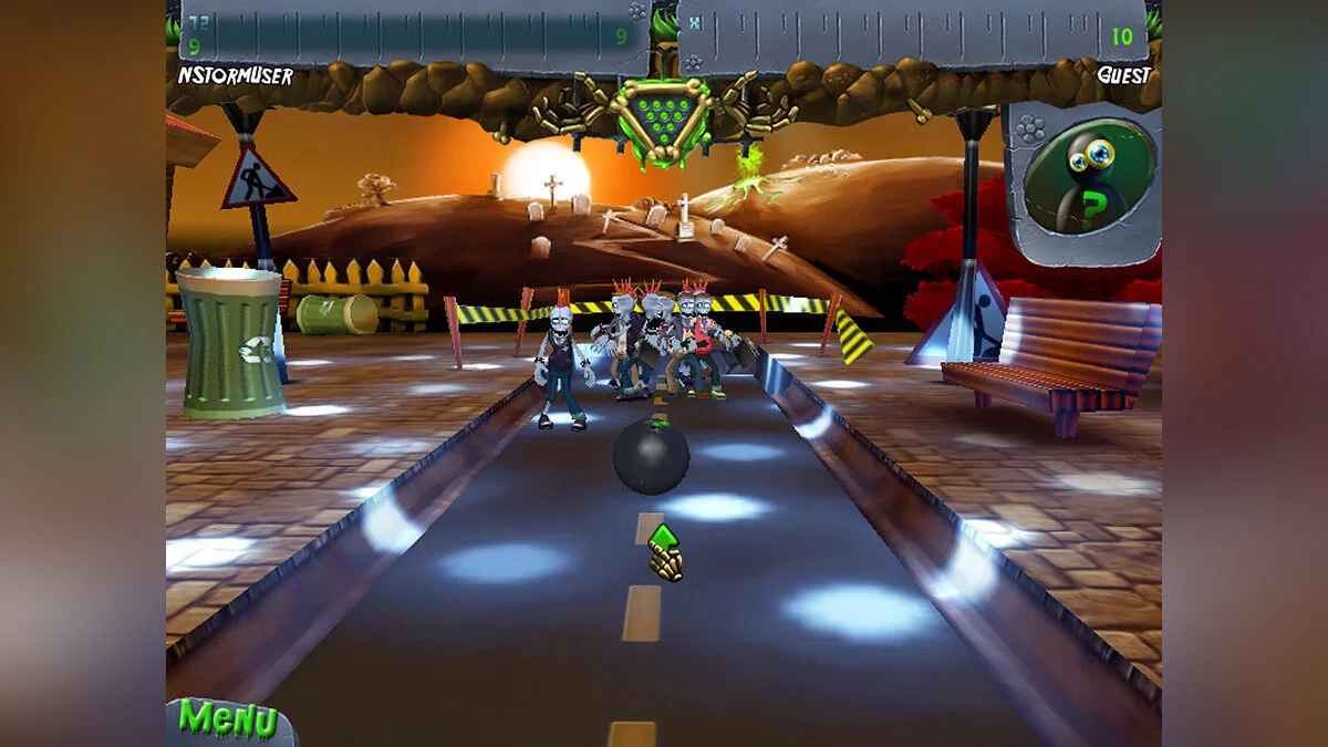 Скриншот из игры Zombie Bowl-O-Rama - 24