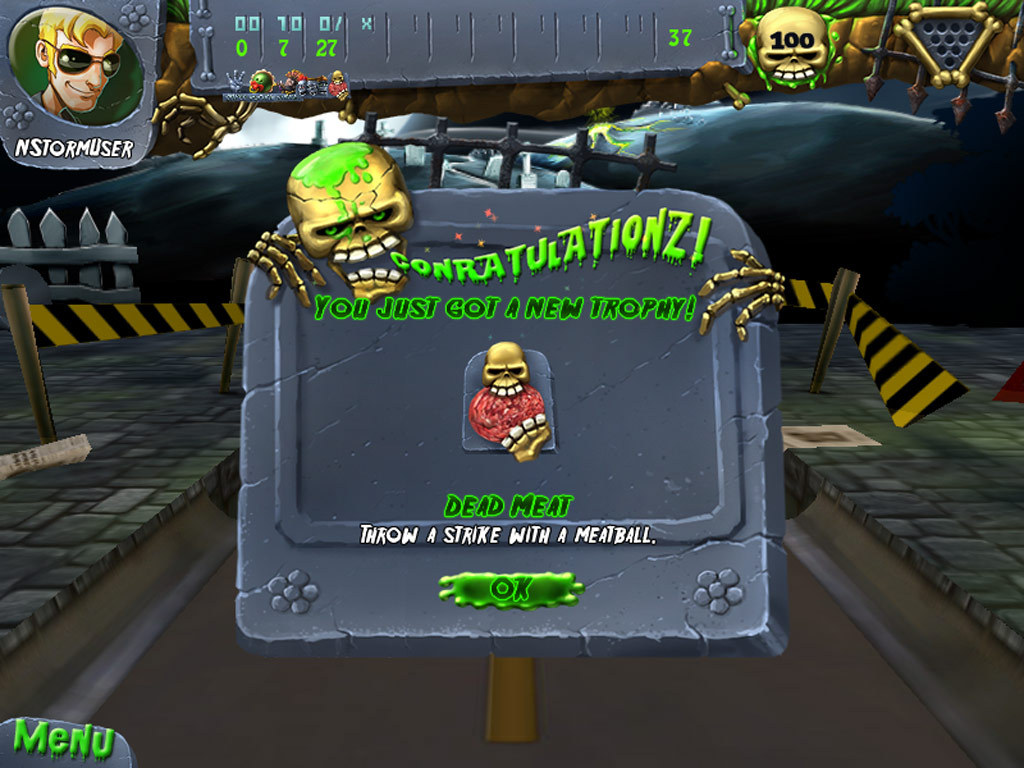 Скриншот из игры Zombie Bowl-O-Rama - 26