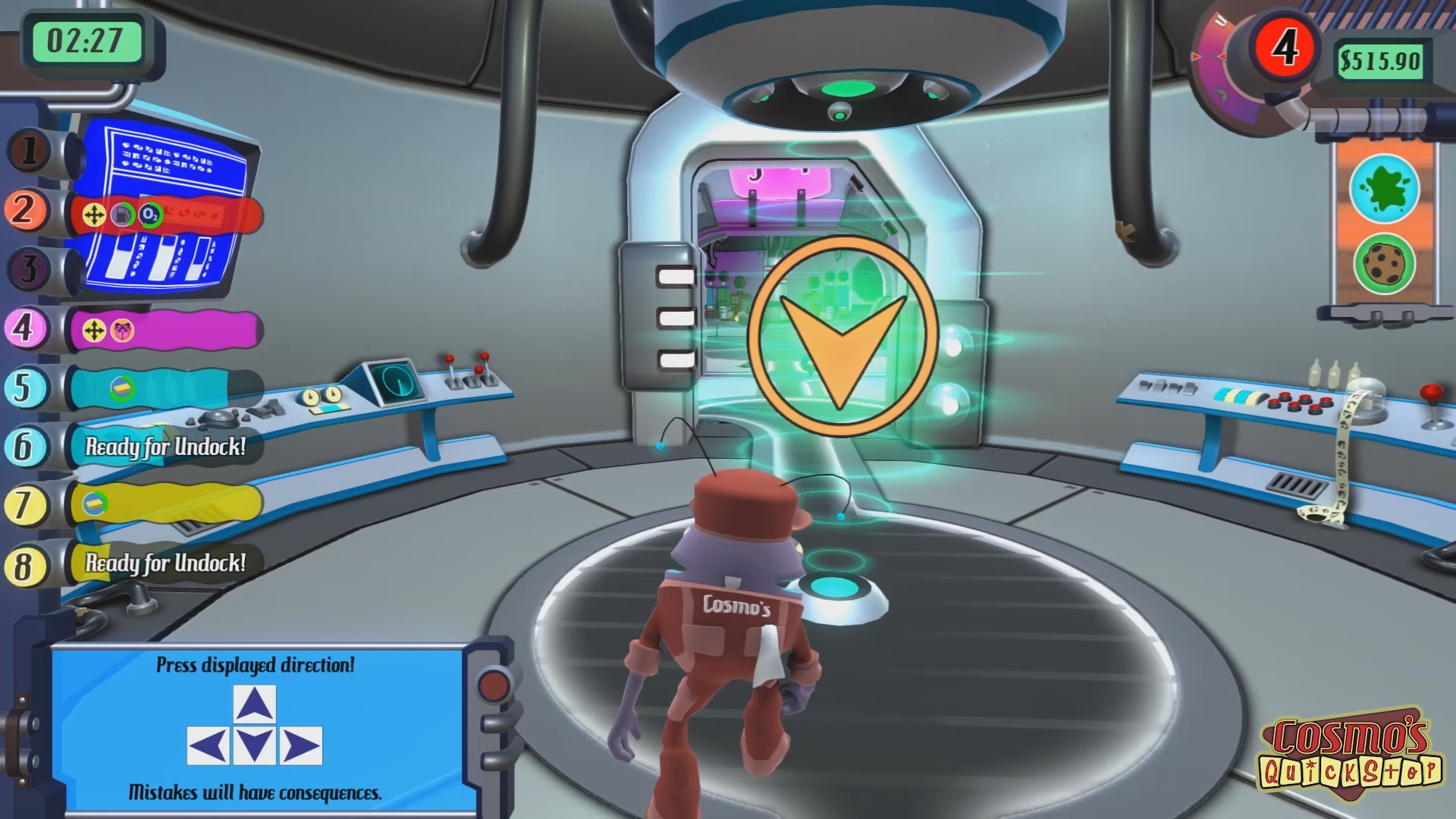 Скриншот из игры Cosmo's Quickstop - 4