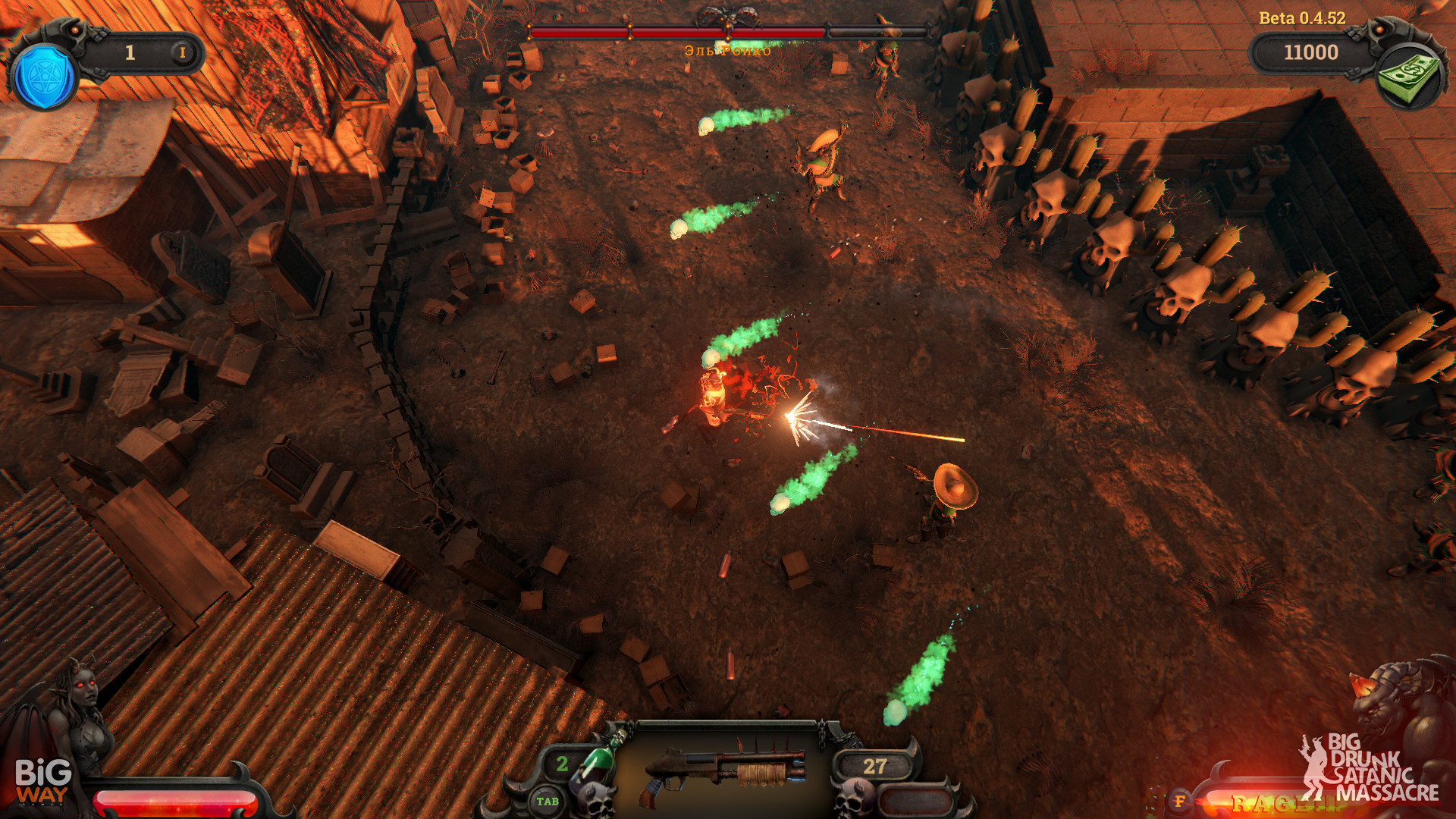 Скриншот из игры BDSM: Big Drunk Satanic Massacre - 4