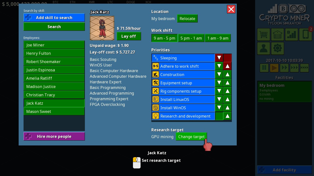 Скриншот из игры Crypto Miner Tycoon Simulator - 1