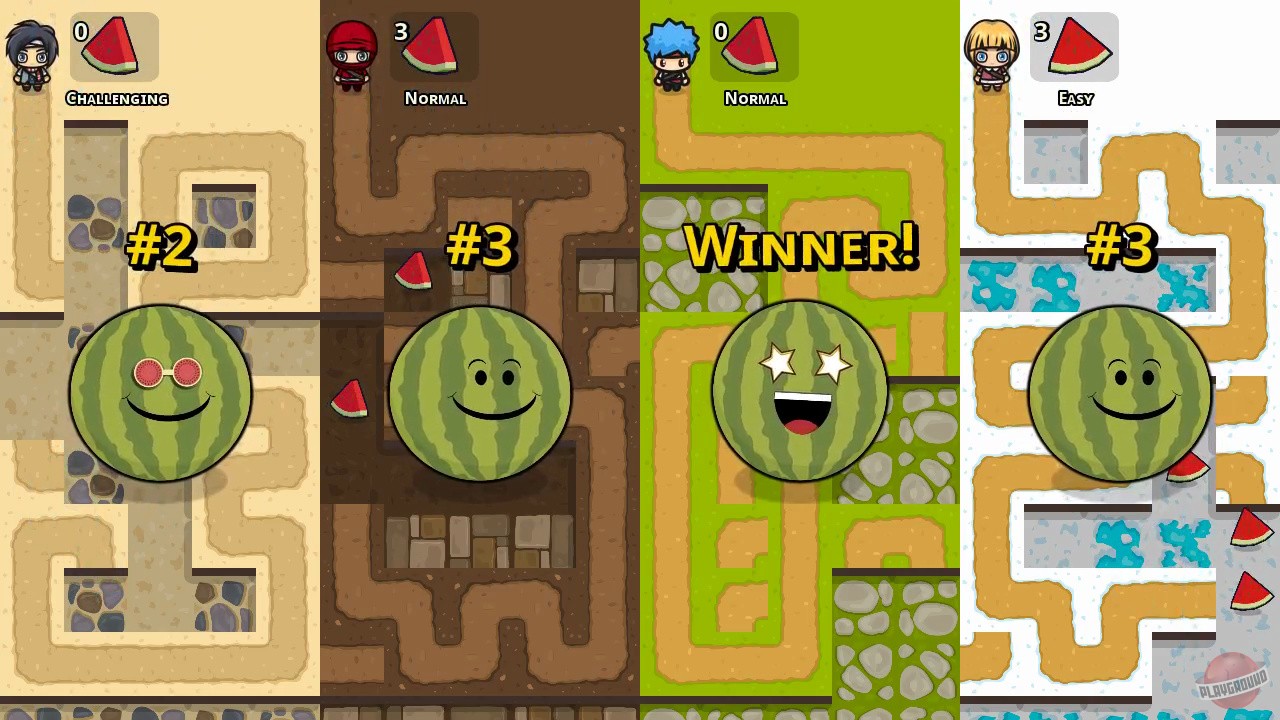 Скриншот из игры Watermelon Party - 3