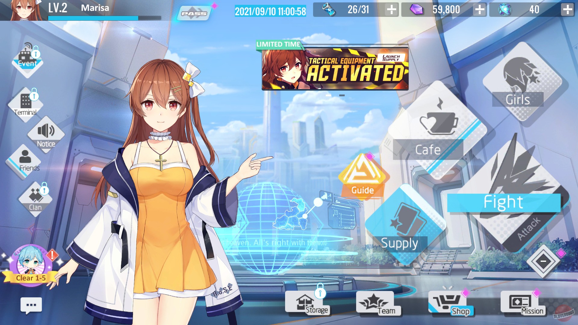 Скриншот из игры Girl Cafe Gun - 15