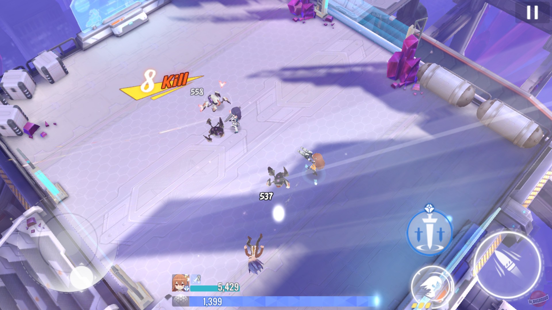 Скриншот из игры Girl Cafe Gun - 25