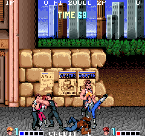 Скриншот из игры Double Dragon - 2