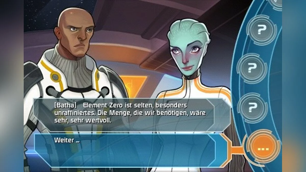 Скриншот из игры Mass Effect: Galaxy - 16